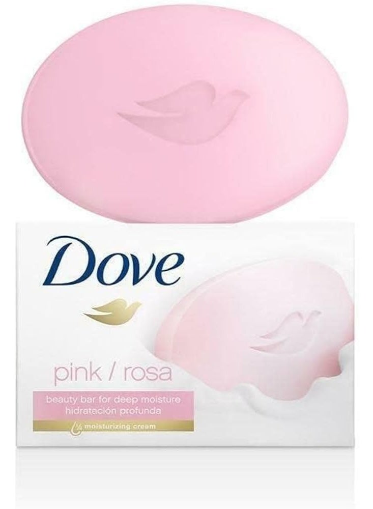 دوف صابون دوف بيوتي الصلب، عبوة من 6 قطع، وزن كل قطعة 100 غرام (وردي/زهري) - Image 3